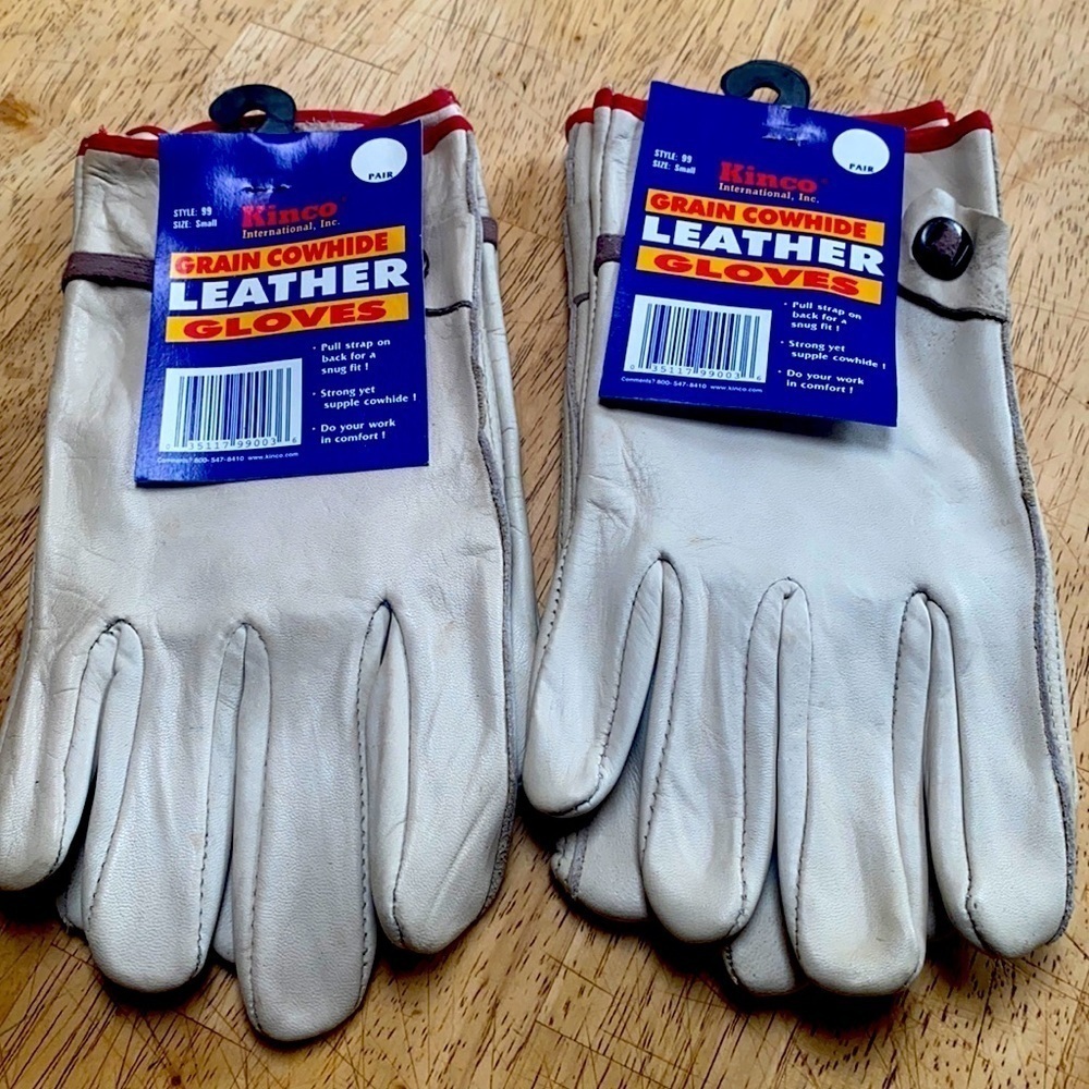 Kinco Grain Cowhide Leather Gloves Bundle Outdoor Workwear